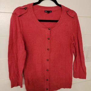 Gap Cardigan Brass Button